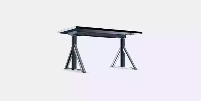 IDASEN Desk sit-stand 2 Low-poly 3D model