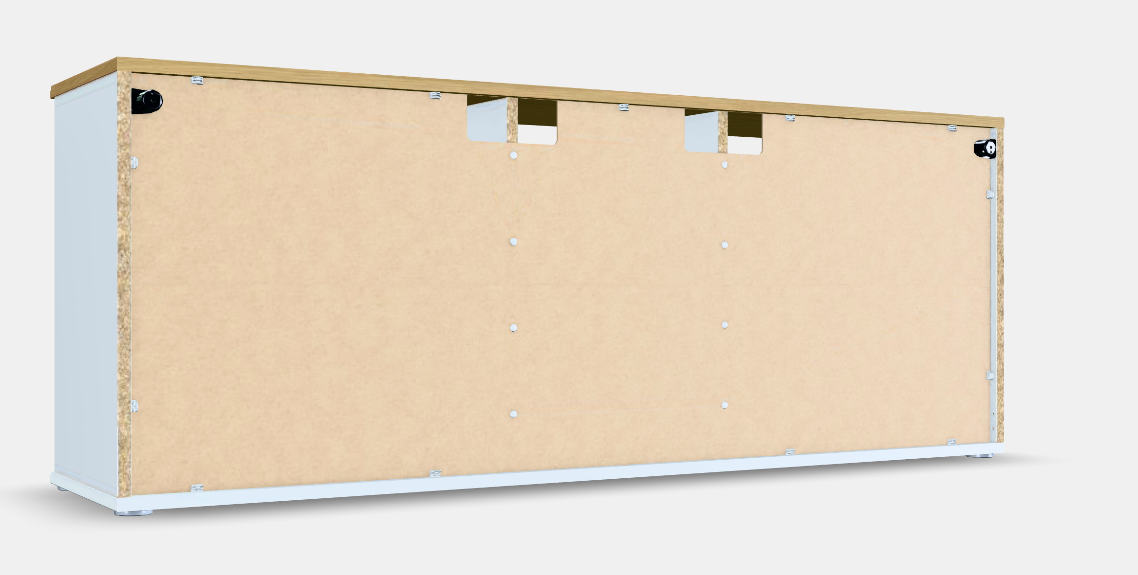 SKRUVBY TV bench 1 3D model_4