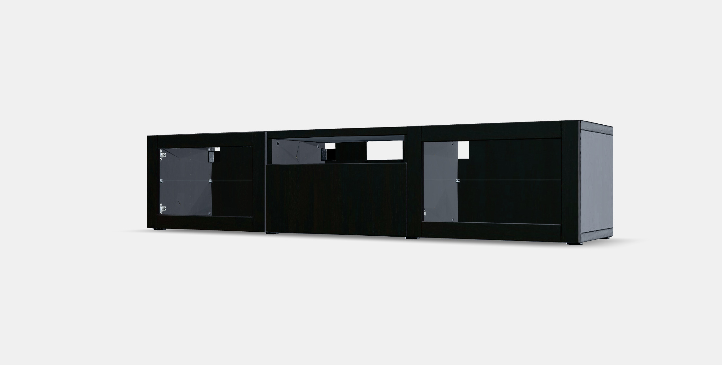 BESTA TV bench 26 Low-poly 3D model_12