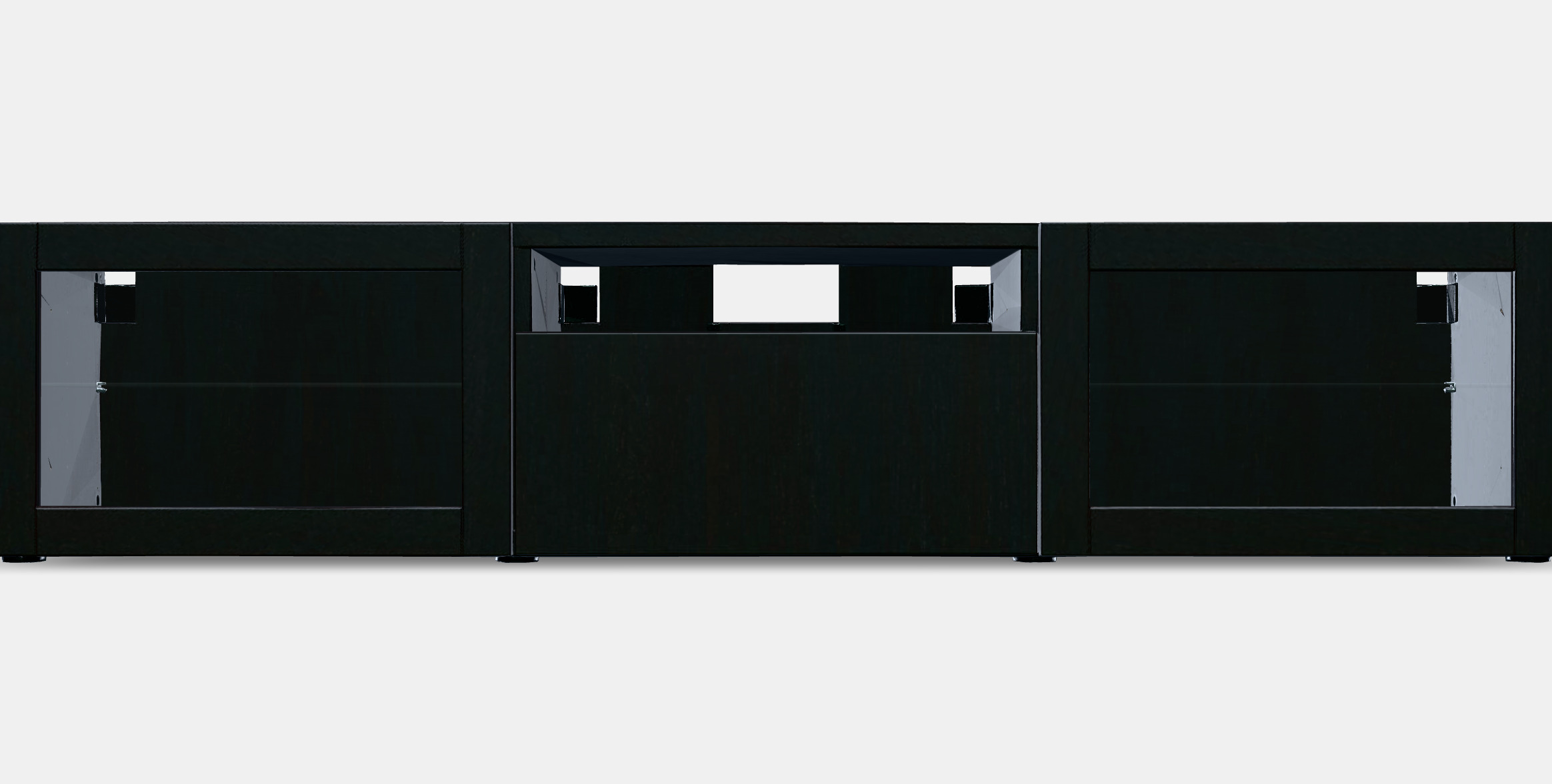 BESTA TV bench 26 Low-poly 3D model_15