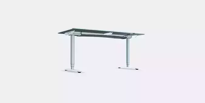 BEKANT Desk sit-stand 9 3D model