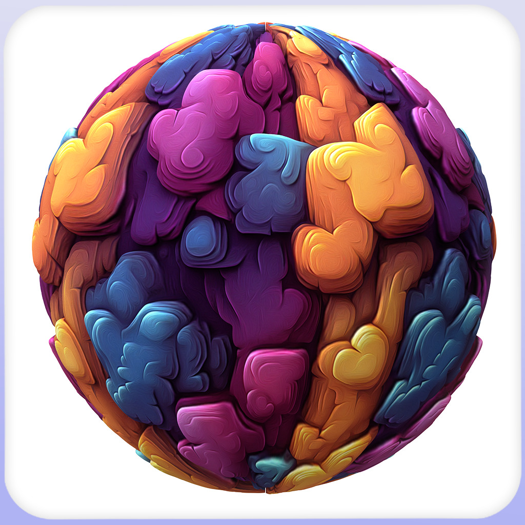 Stylized Alien Seamless Texture Texture_3