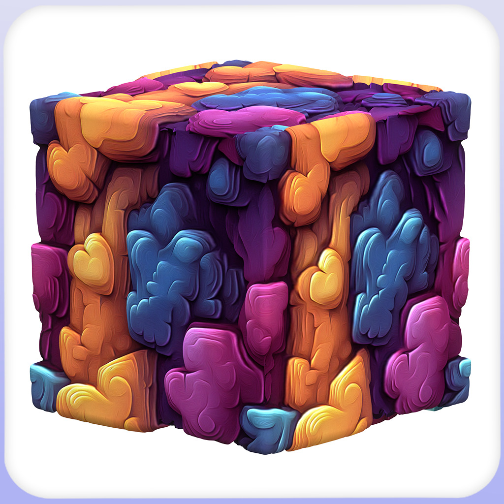 Stylized Alien Seamless Texture Texture_2