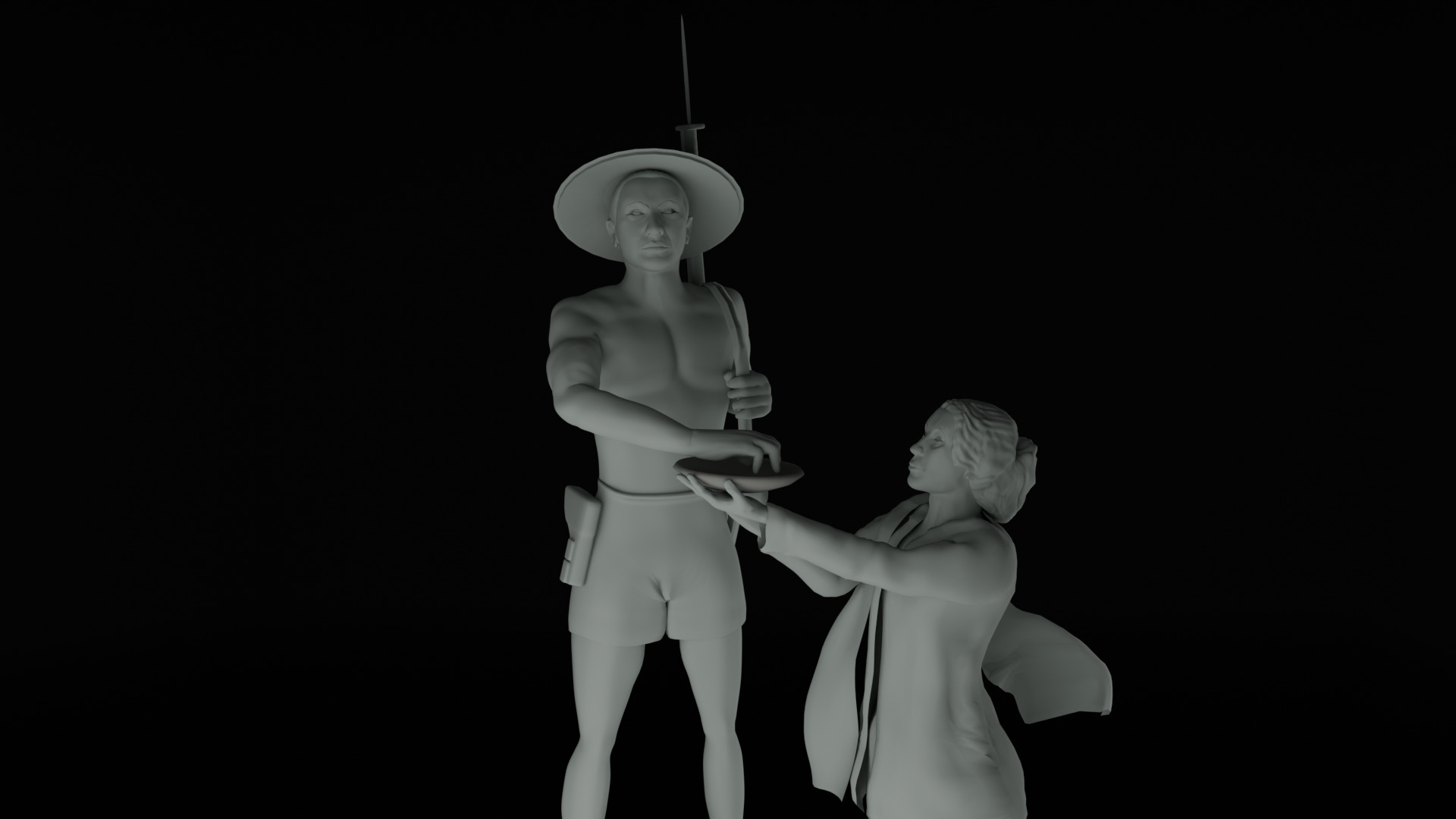 Heroes Monument Tugu Tani 3D model_17