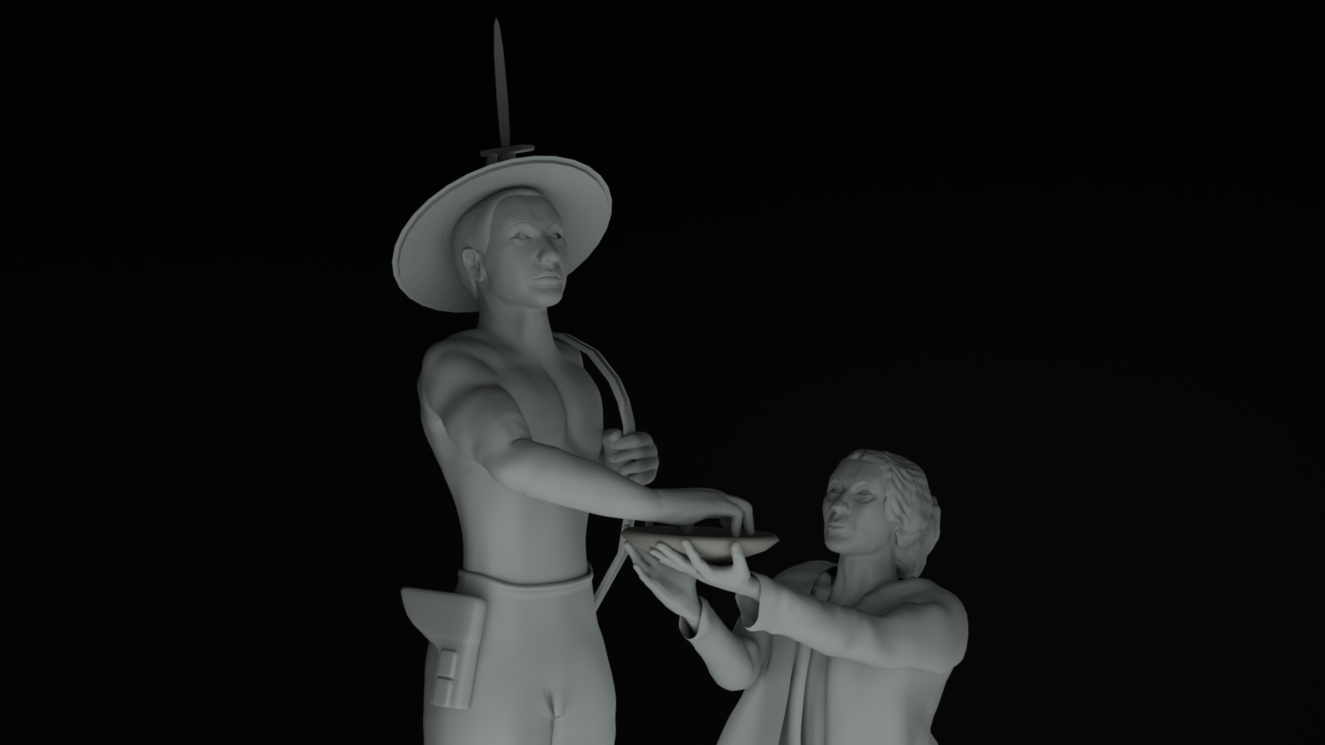 Heroes Monument Tugu Tani 3D model_26