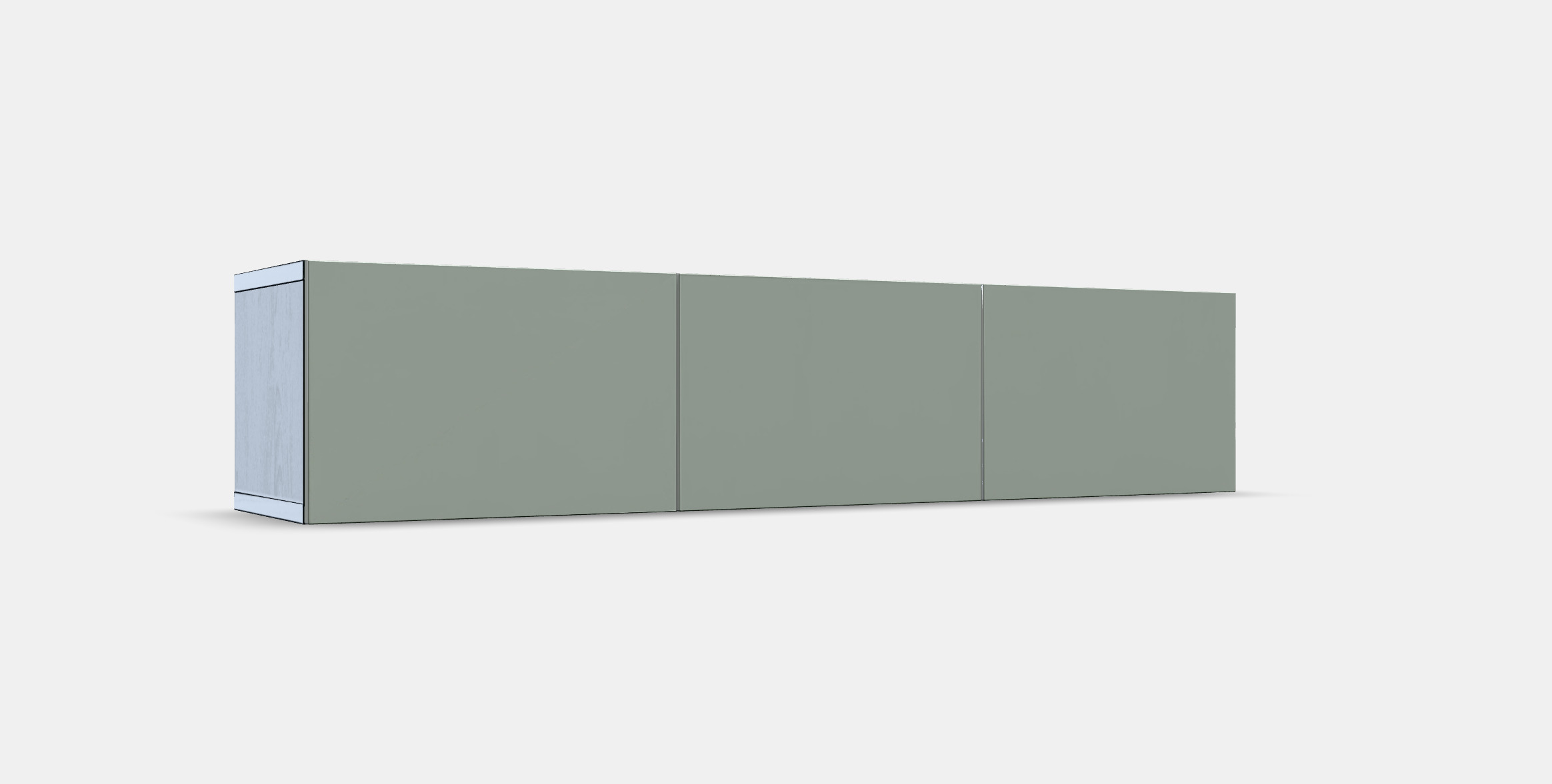 BESTA TV bench with doors 19 Low-poly 3D model_10