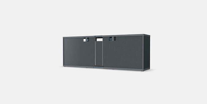 BESTA TV bench 30 3D model 5