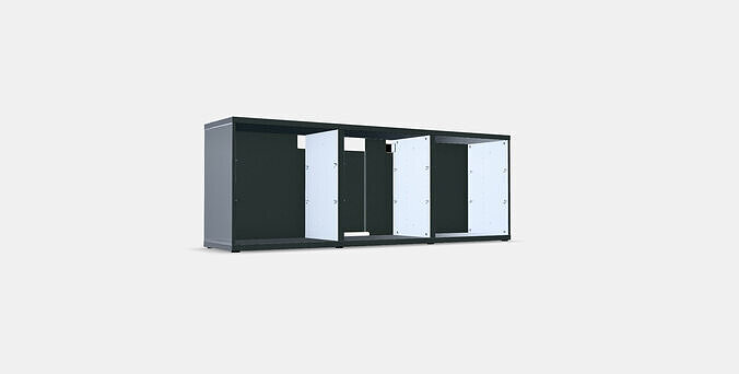 BESTA TV bench 30 3D model 3