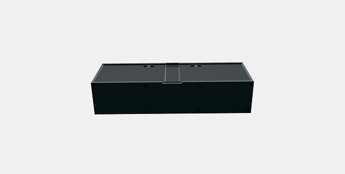 BESTA TV bench 30 3D model 4