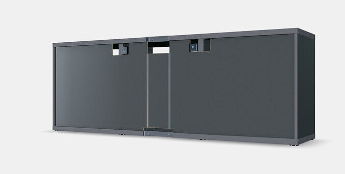 BESTA TV bench 30 3D model 7