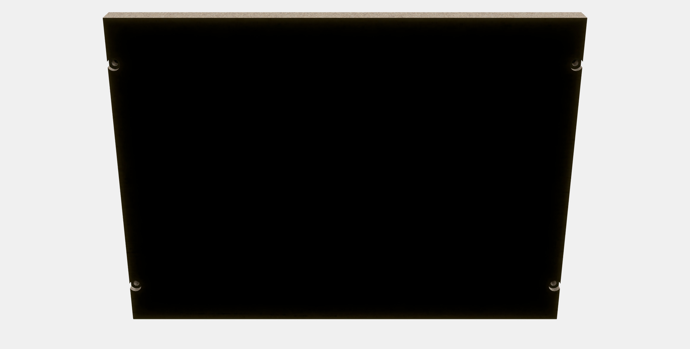 BILLY Shelf Low-poly 3D model_7