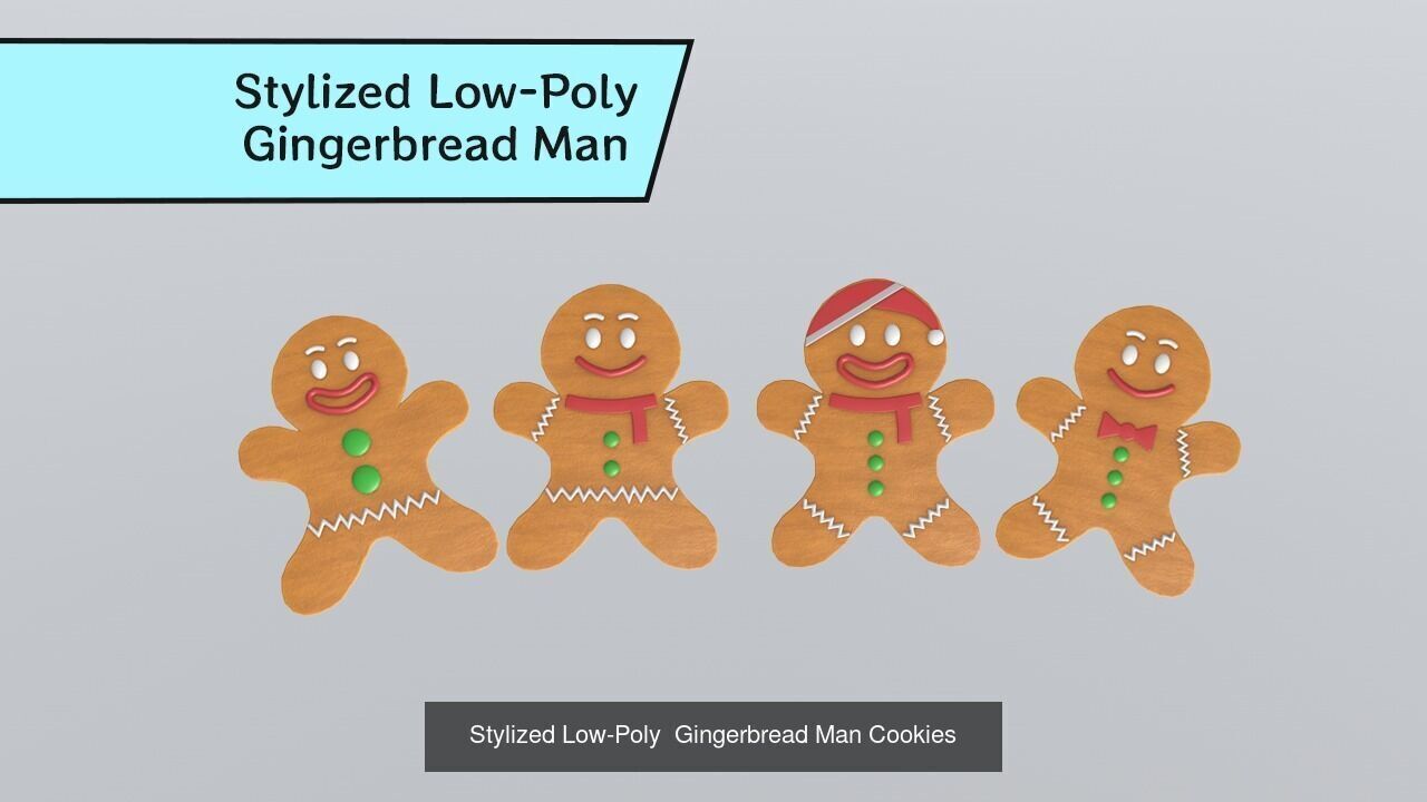 Stylized Low-Poly Christmas Collection _6