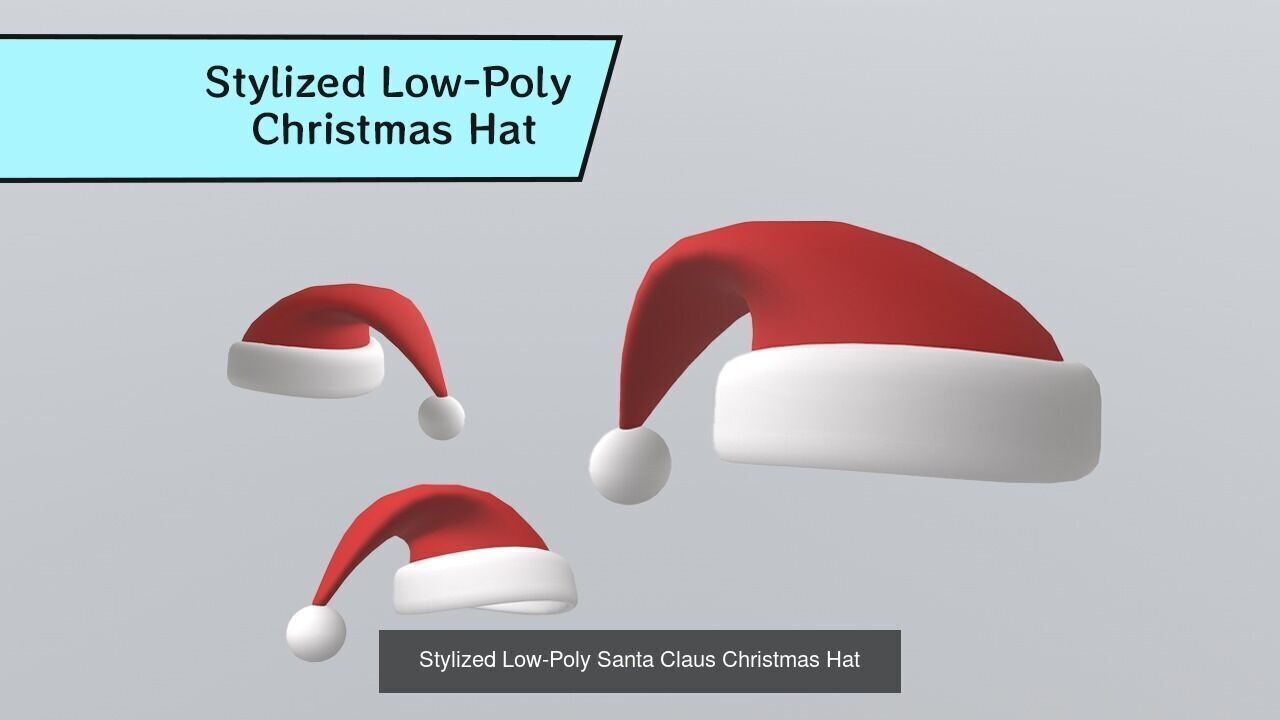 Stylized Low-Poly Christmas Collection _2