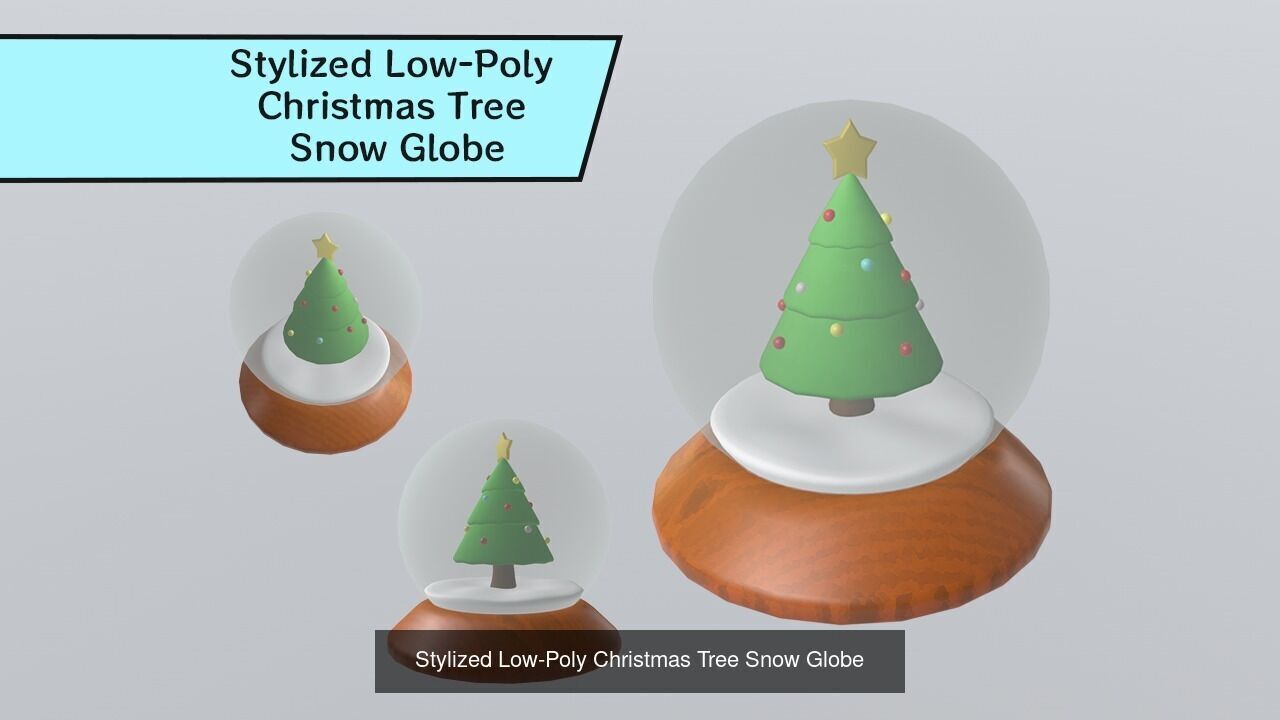 Stylized Low-Poly Christmas Collection _3