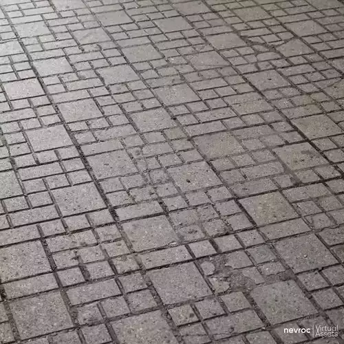 Concrete floor tiles 02