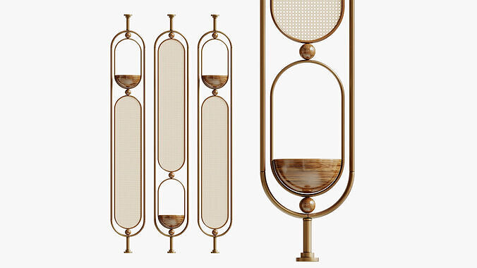 decorative partition 3D model