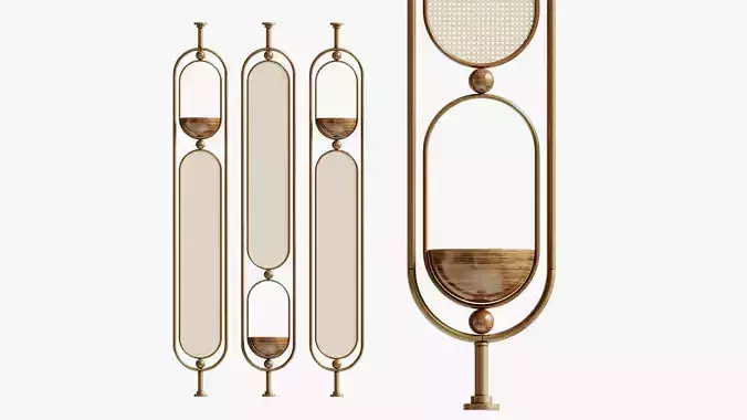decorative partition 3D model