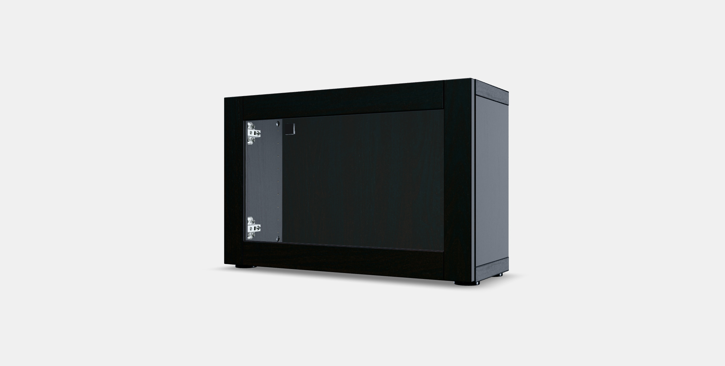 BESTA Shelf unit with glass door 2 3D model_11