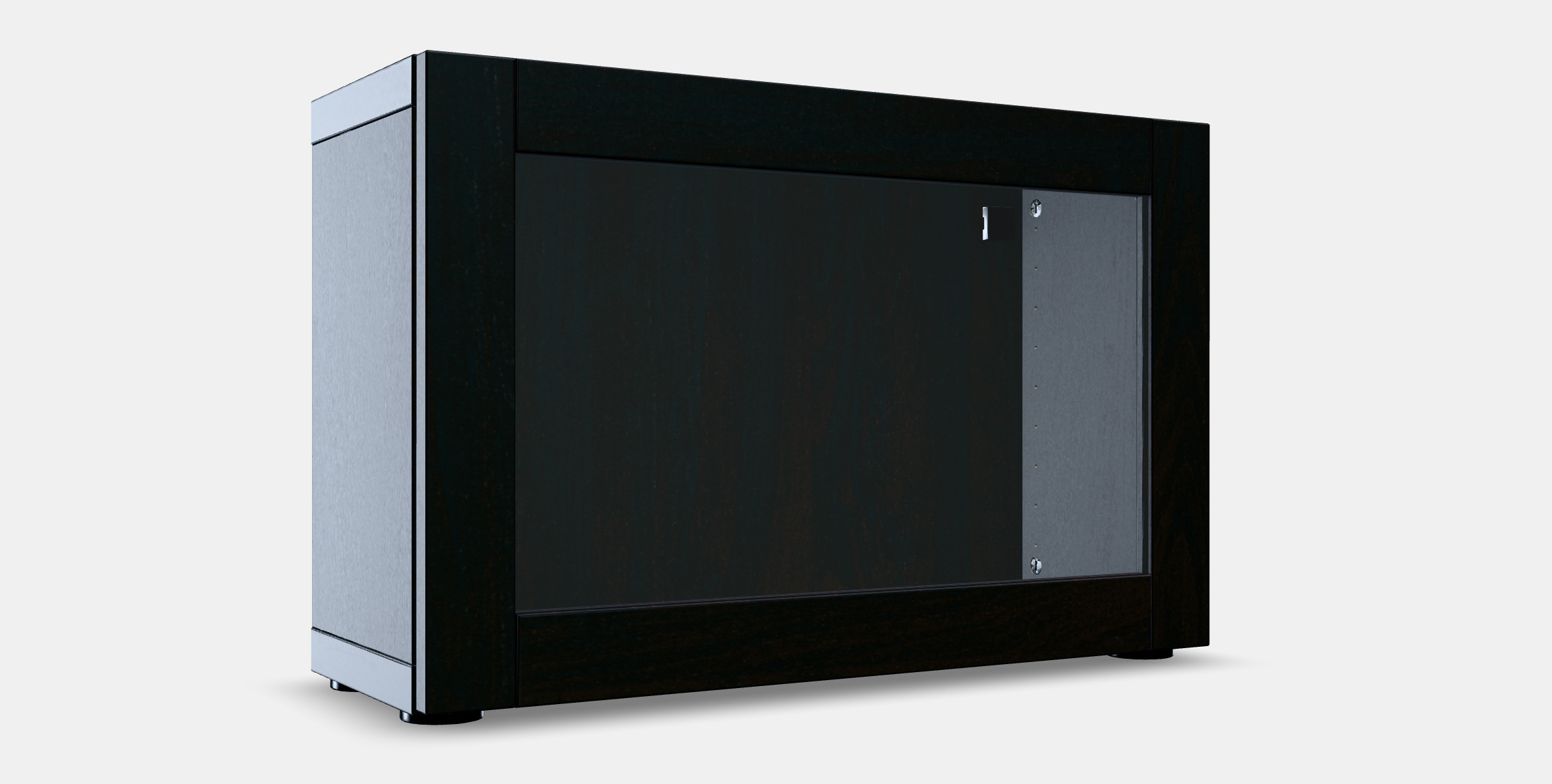 BESTA Shelf unit with glass door 2 3D model_8