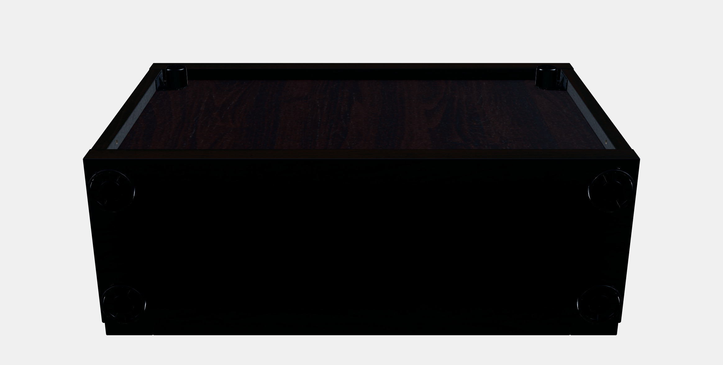 BESTA Shelf unit with glass door 2 3D model_4