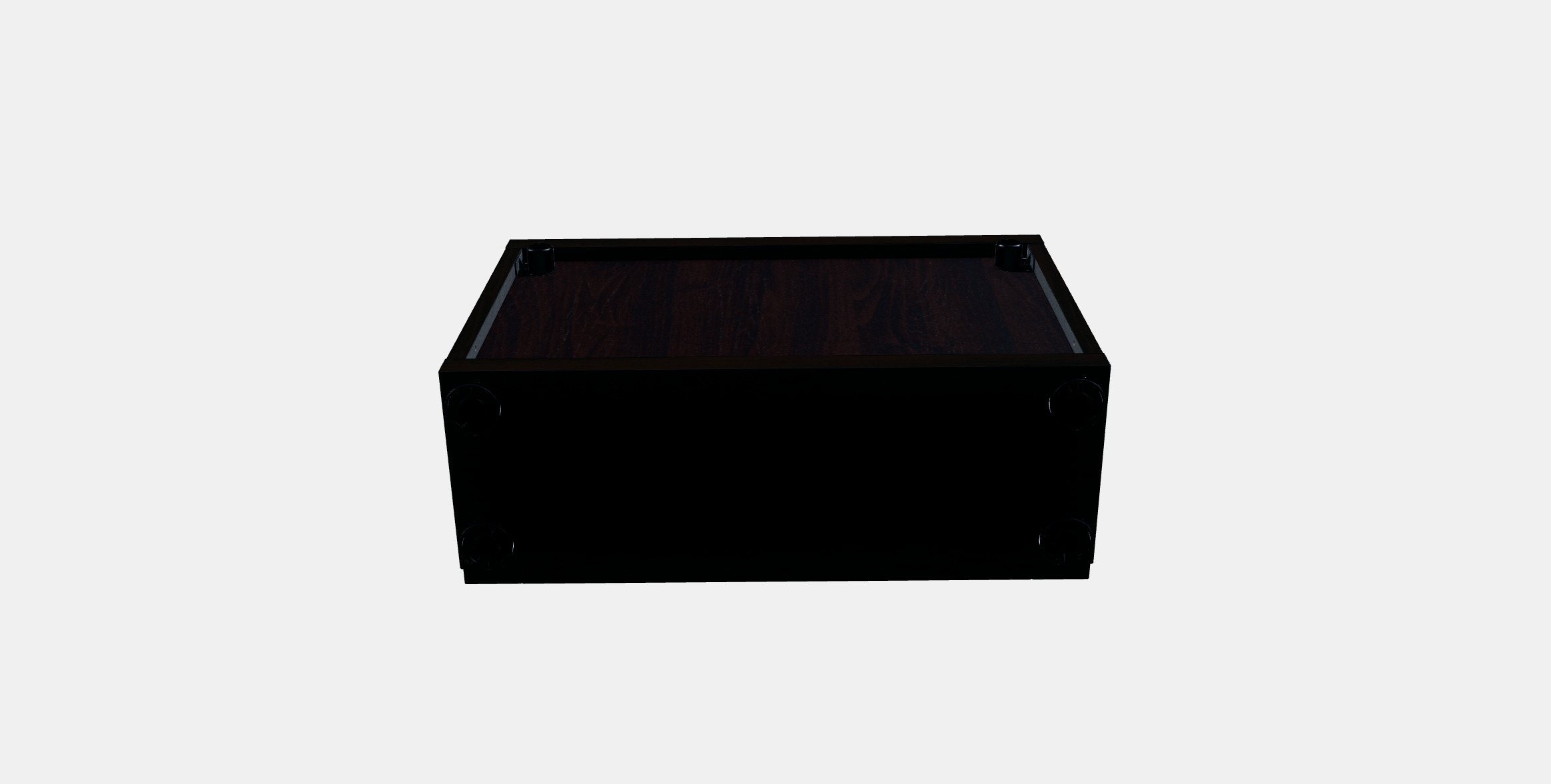 BESTA Shelf unit with glass door 2 3D model_3