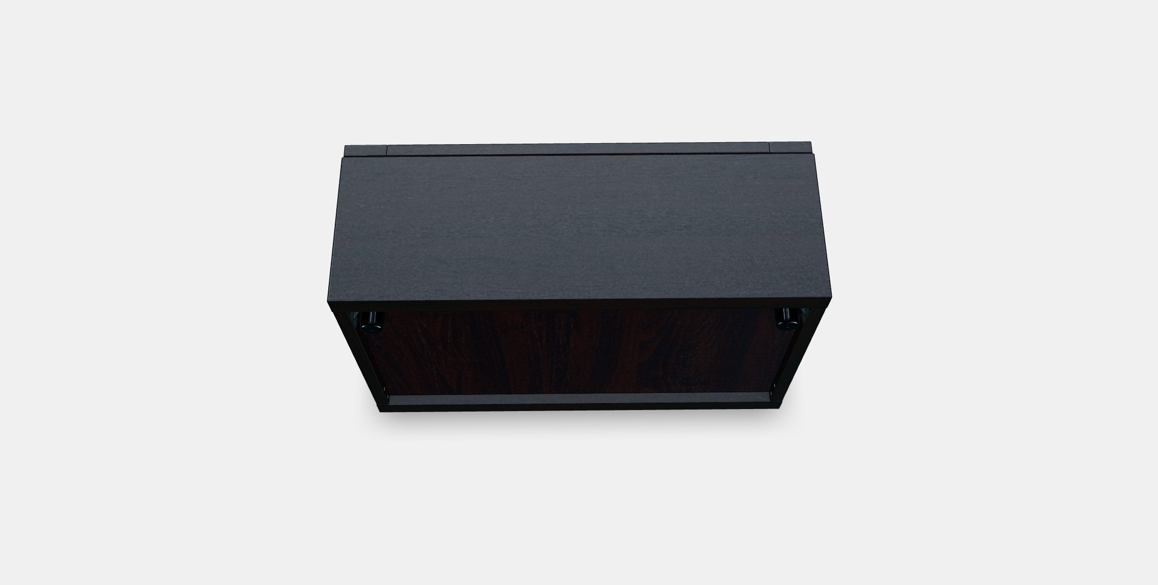 BESTA Shelf unit with glass door 2 3D model_2