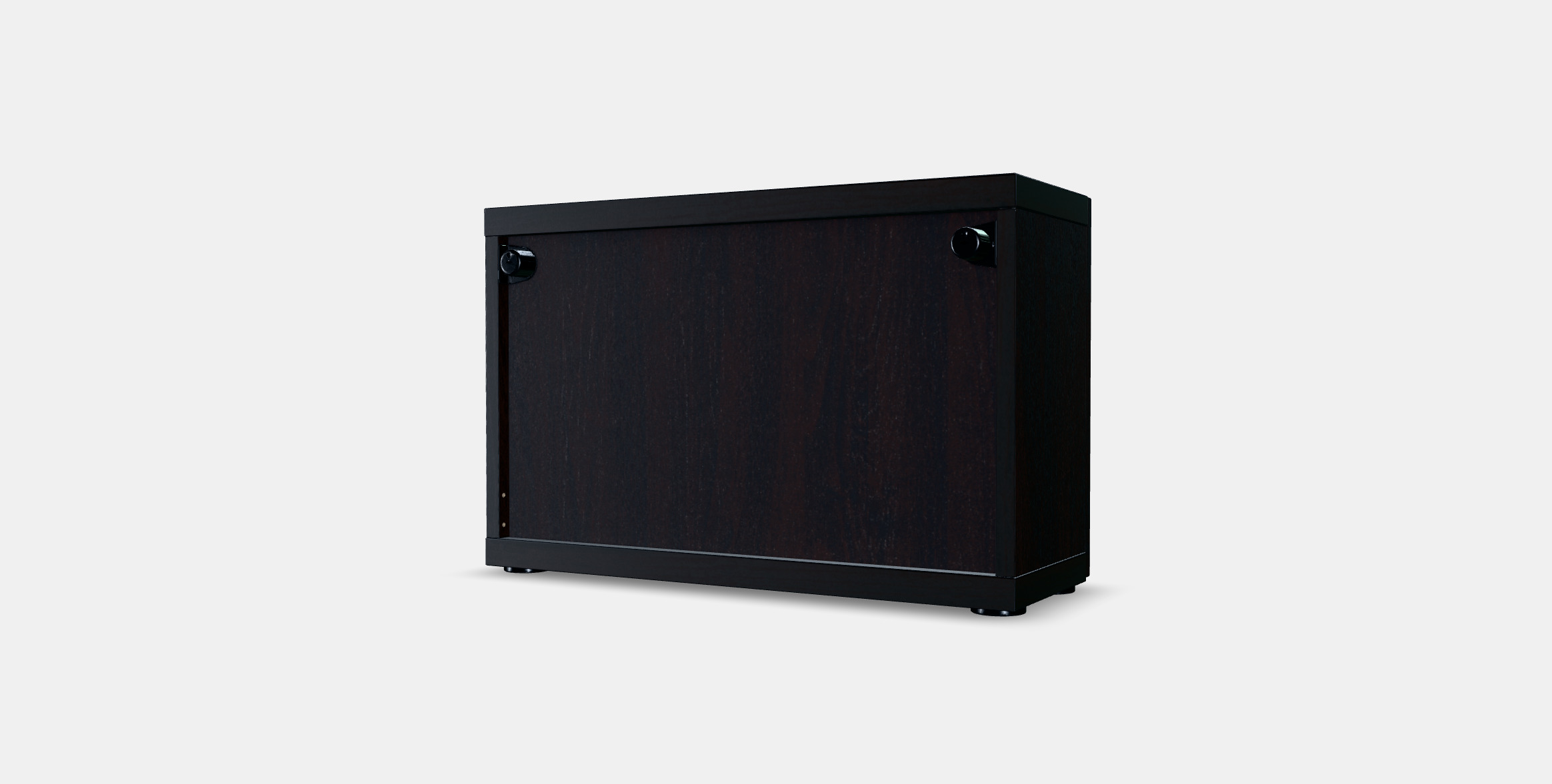 BESTA Shelf unit with glass door 2 3D model_5