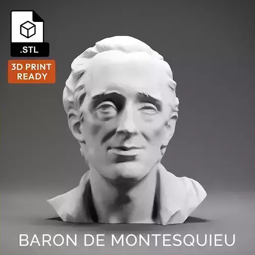 Baron de Montesquieu 3D print model