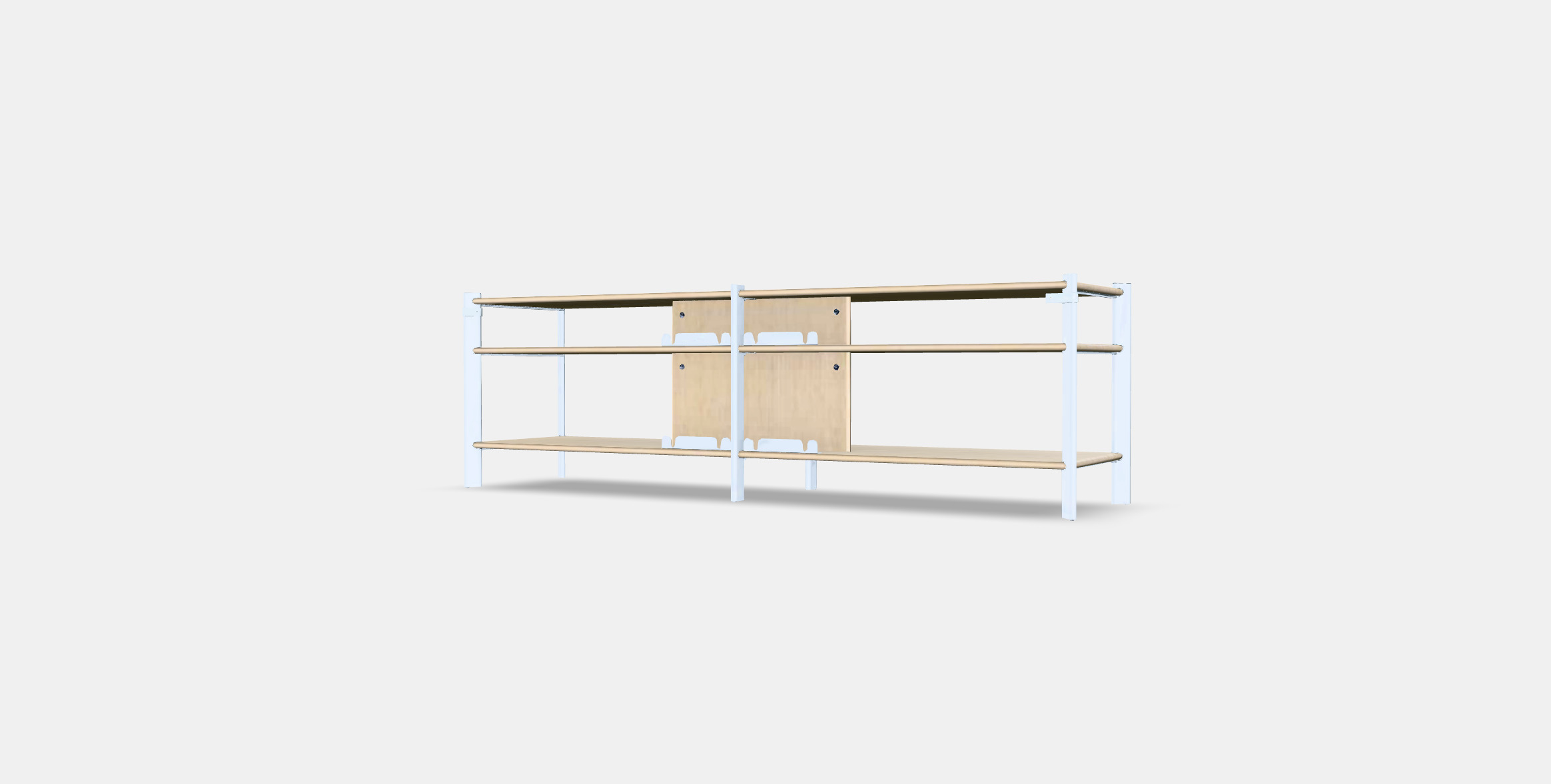 JATTESTA TV bench 1 Low-poly 3D model_4