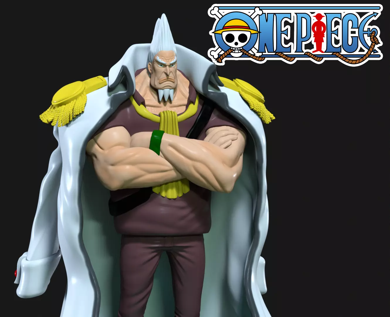 KONG - Commander in Chief of the World Government - ONE PIECE 3D print model_0
