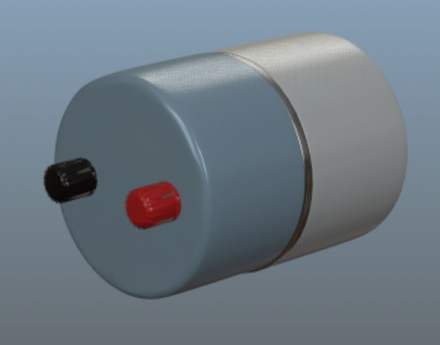 Fostex 925 Tweeter Free low-poly 3D model_3