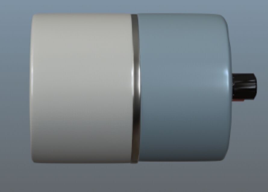 Fostex 925 Tweeter Free low-poly 3D model_1