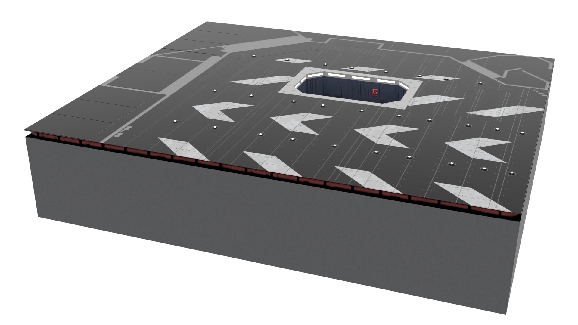 Set 1 - Death Star Docking bay 2037 1-6 scale Hottoys  3D Model Collection_66