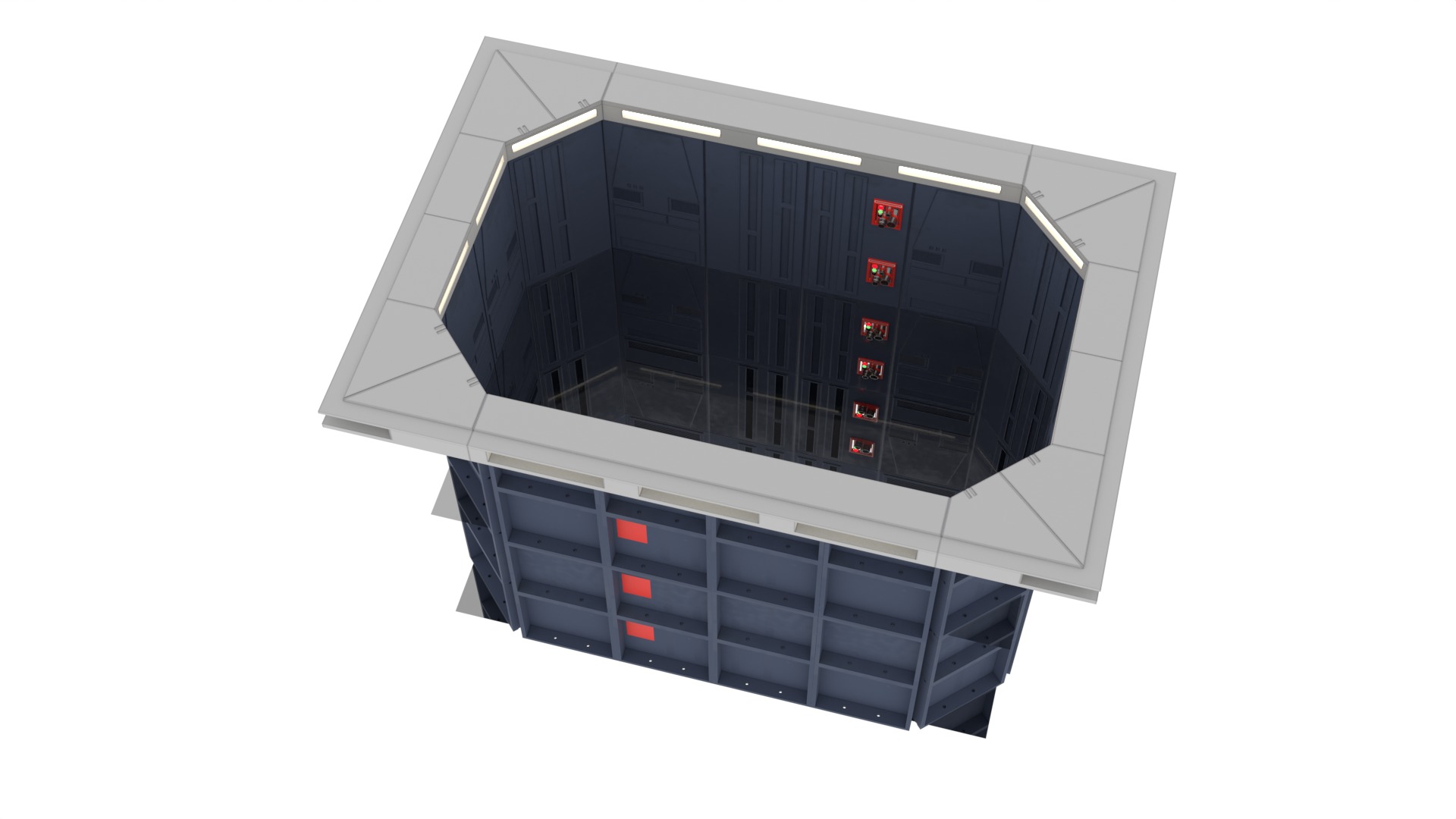 Set 1 - Death Star Docking bay 2037 1-6 scale Hottoys  3D Model Collection_45