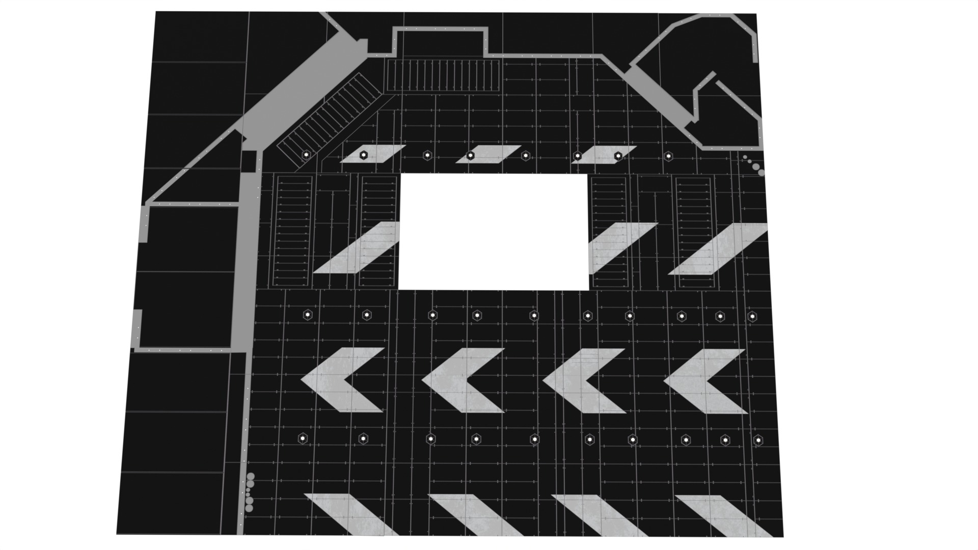 Set 1 - Death Star Docking bay 2037 1-6 scale Hottoys  3D Model Collection_54