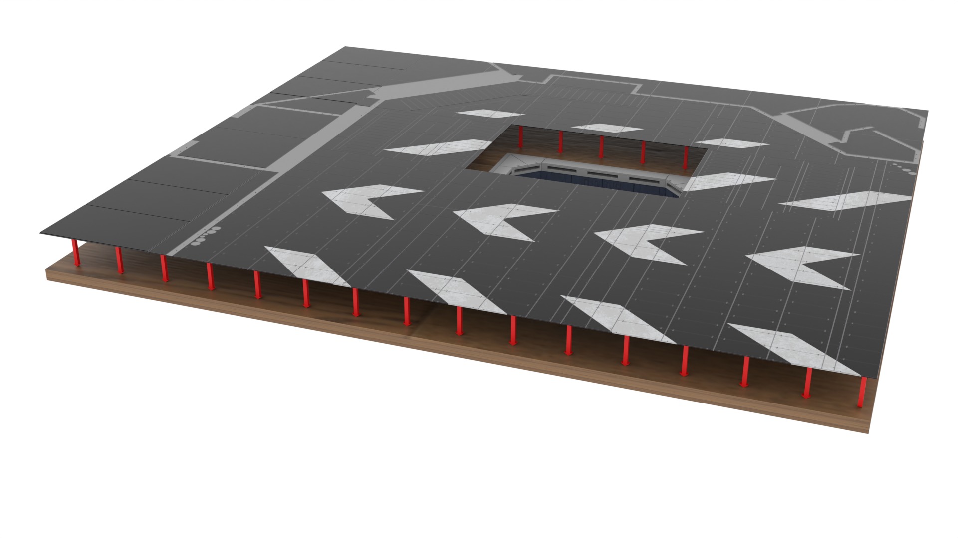 Set 1 - Death Star Docking bay 2037 1-12 scale Blackseries 3D Model Collection_70