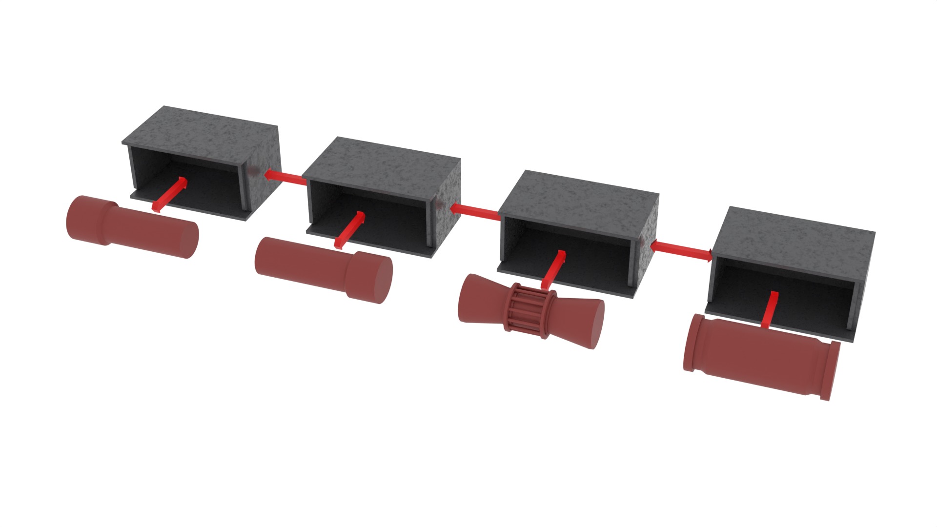 Set 1 - Death Star Docking bay 2037 1-12 scale Blackseries 3D Model Collection_51