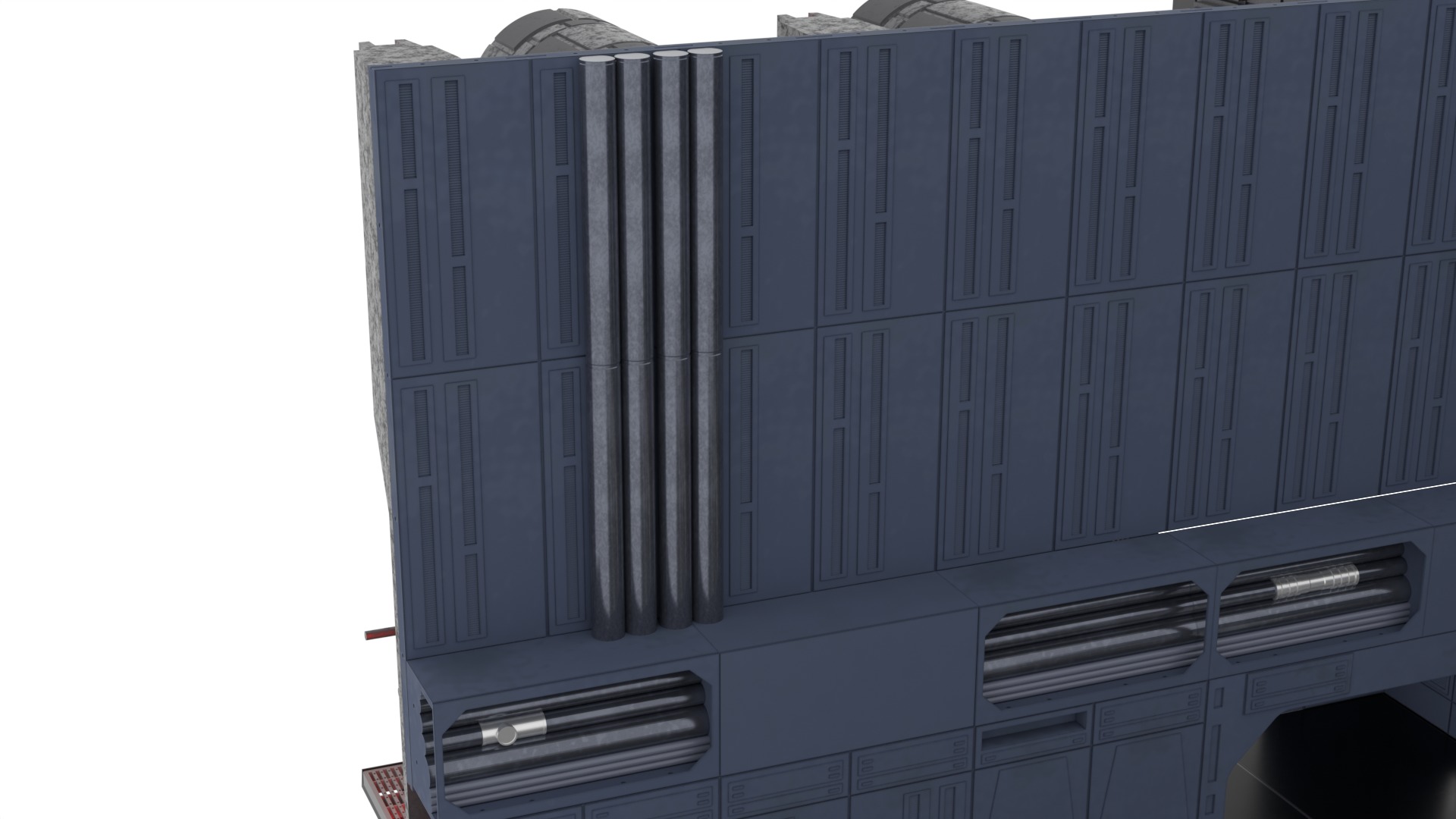 Set 1 - Death Star Docking bay 2037 1-12 scale Blackseries 3D Model Collection_88