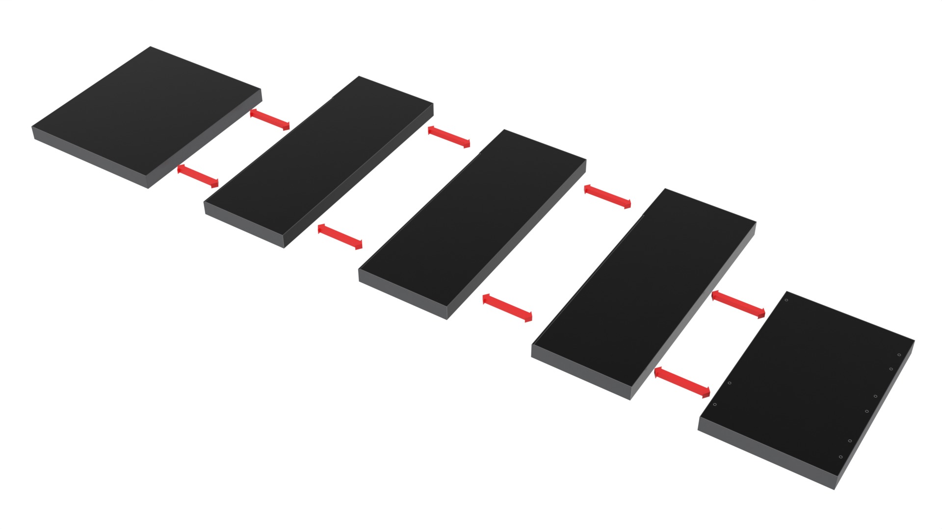 Set 1 - Death Star Docking bay 2037 1-12 scale Blackseries 3D Model Collection_52