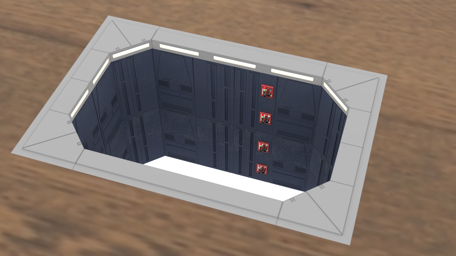 Set 1 - Death Star Docking bay 2037 1-12 scale Blackseries 3D Model Collection_65