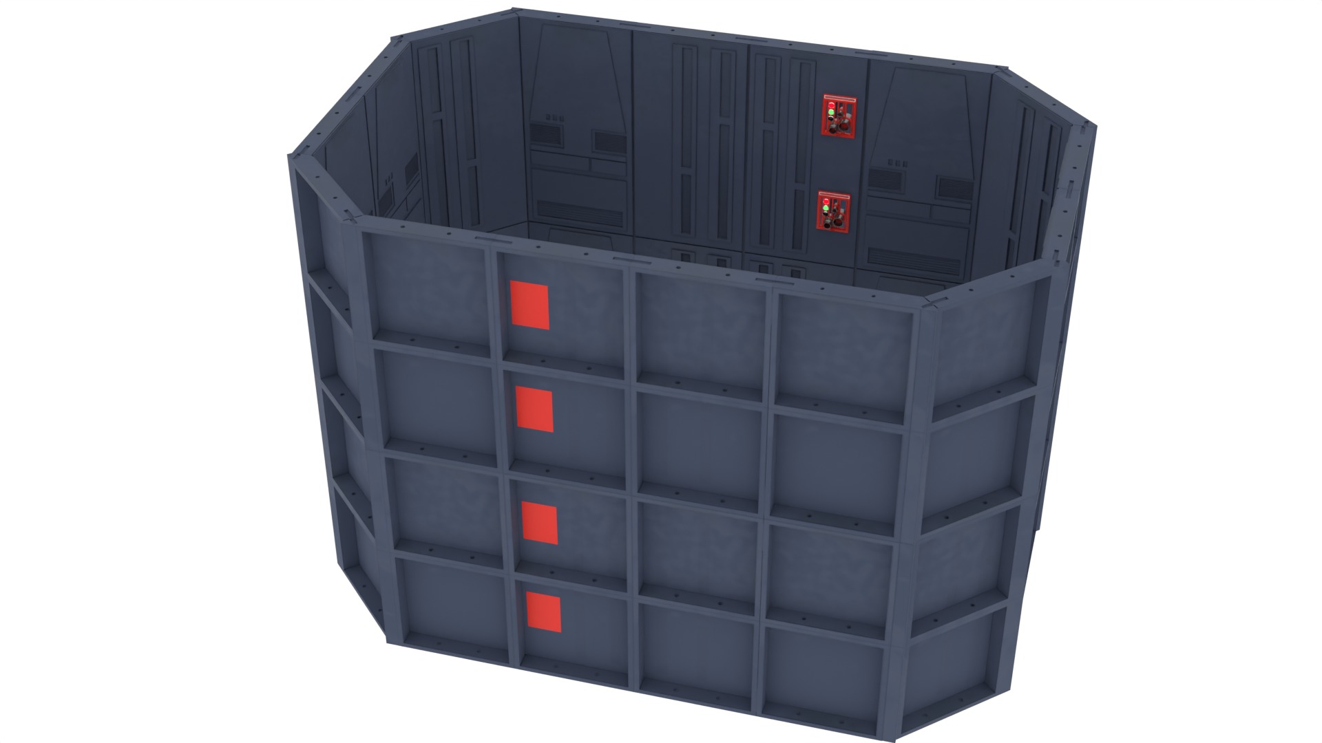 Set 1 - Death Star Docking bay 2037 1-12 scale Blackseries 3D Model Collection_43