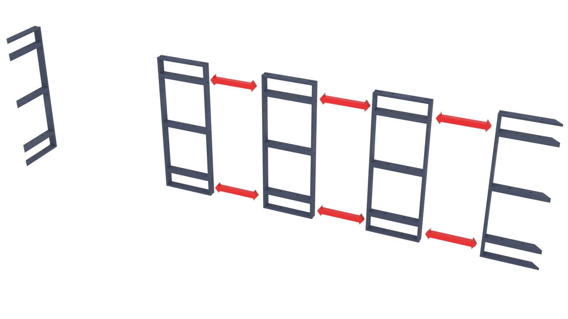 Set 1 - Death Star Docking bay 2037 1-12 scale Blackseries 3D Model Collection_86