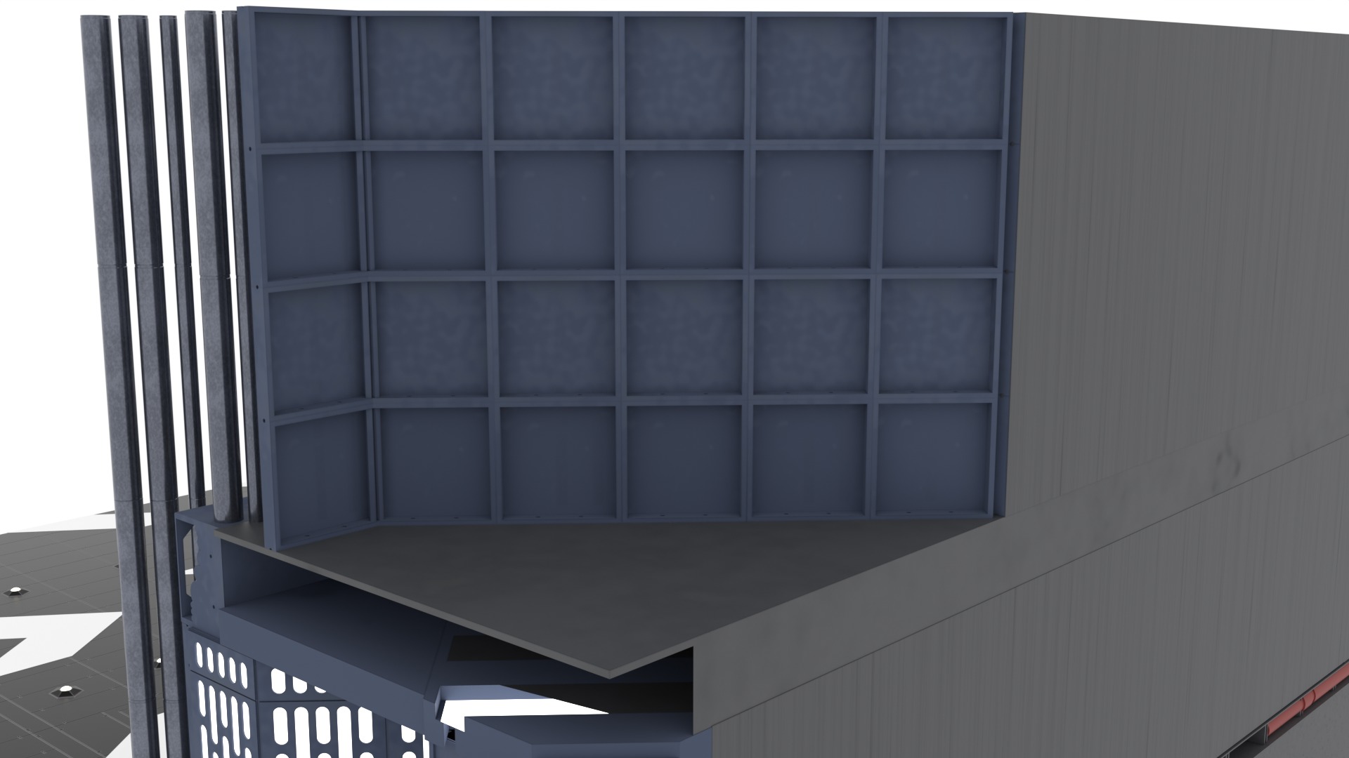 Set 1 - Death Star Docking bay 2037 1-12 scale Blackseries 3D Model Collection_37