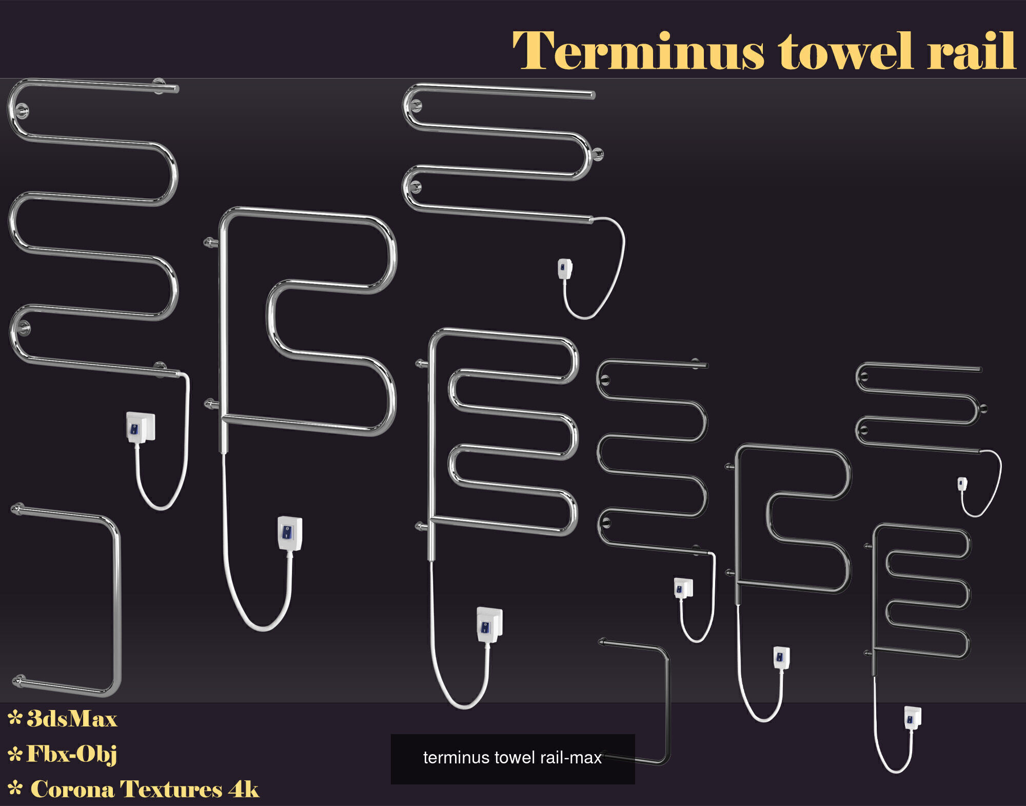 bathroom set  3D Model Collection_3