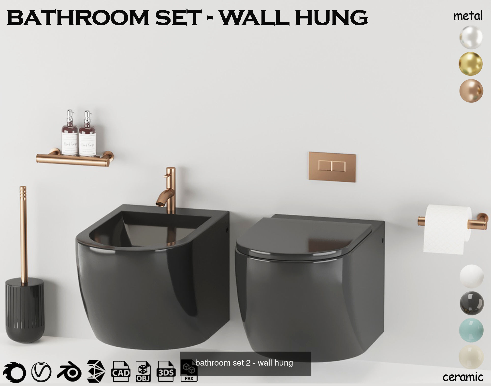 bathroom set  3D Model Collection_2