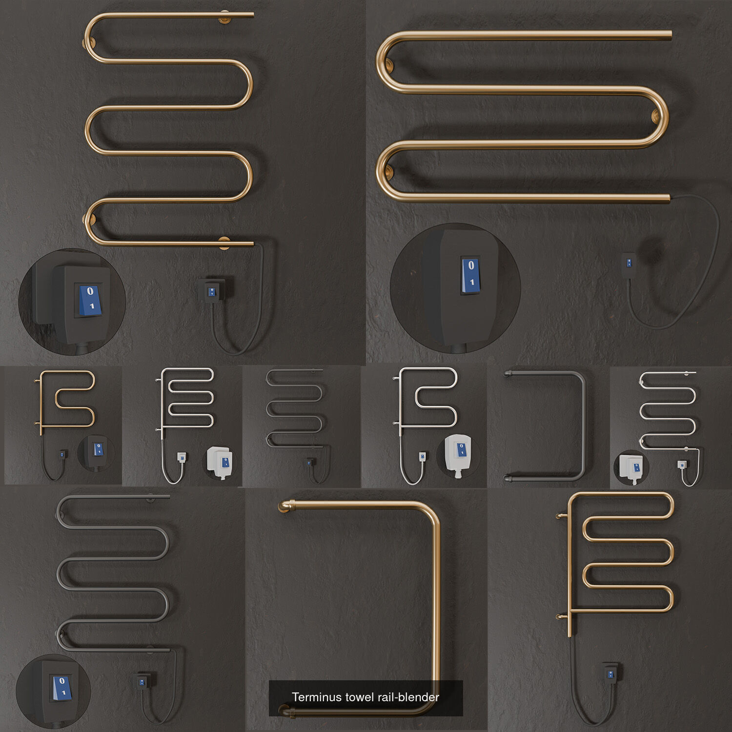 bathroom set  3D Model Collection_6