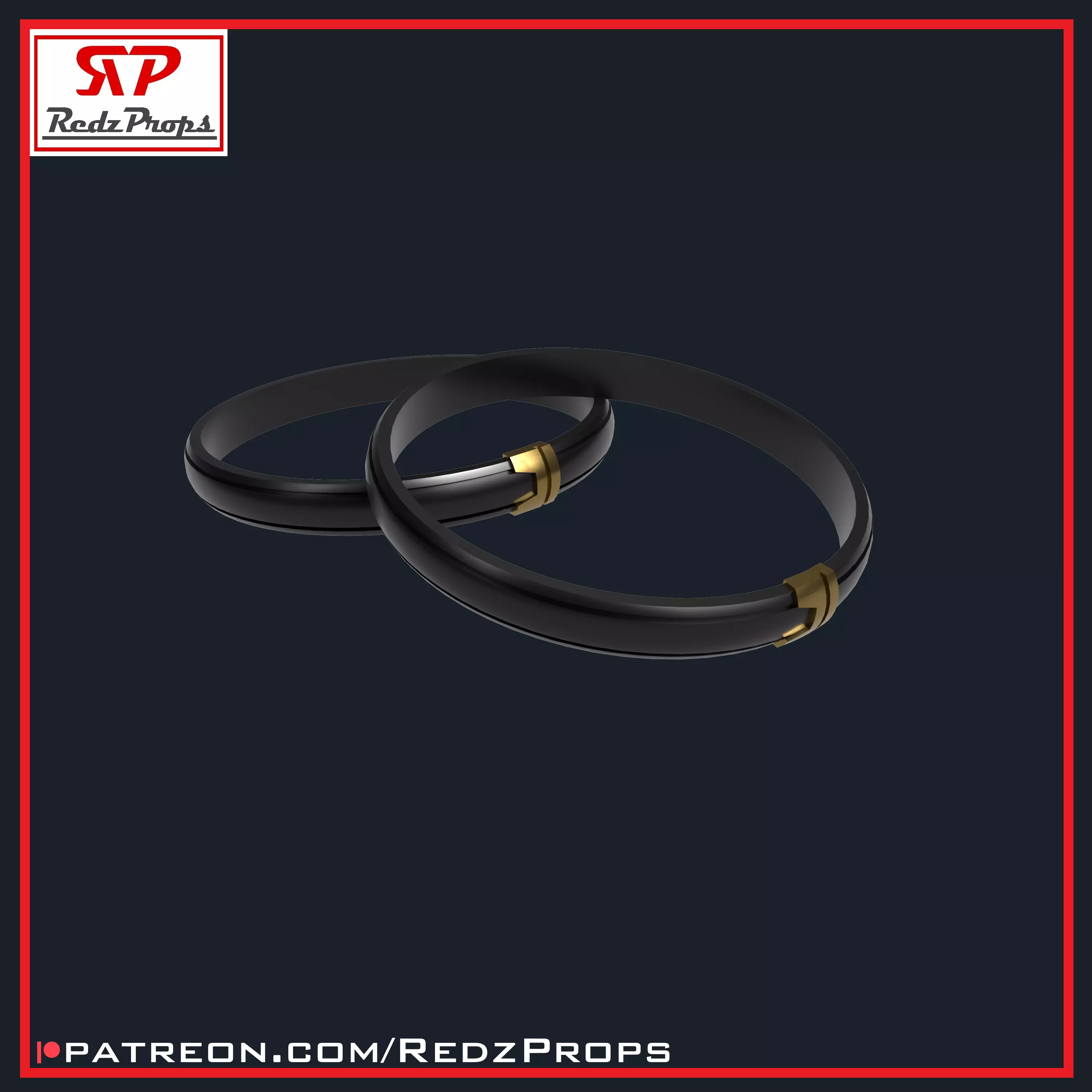 Deadpool 3 Bicep Band Cosplay Prop 3D print model_0