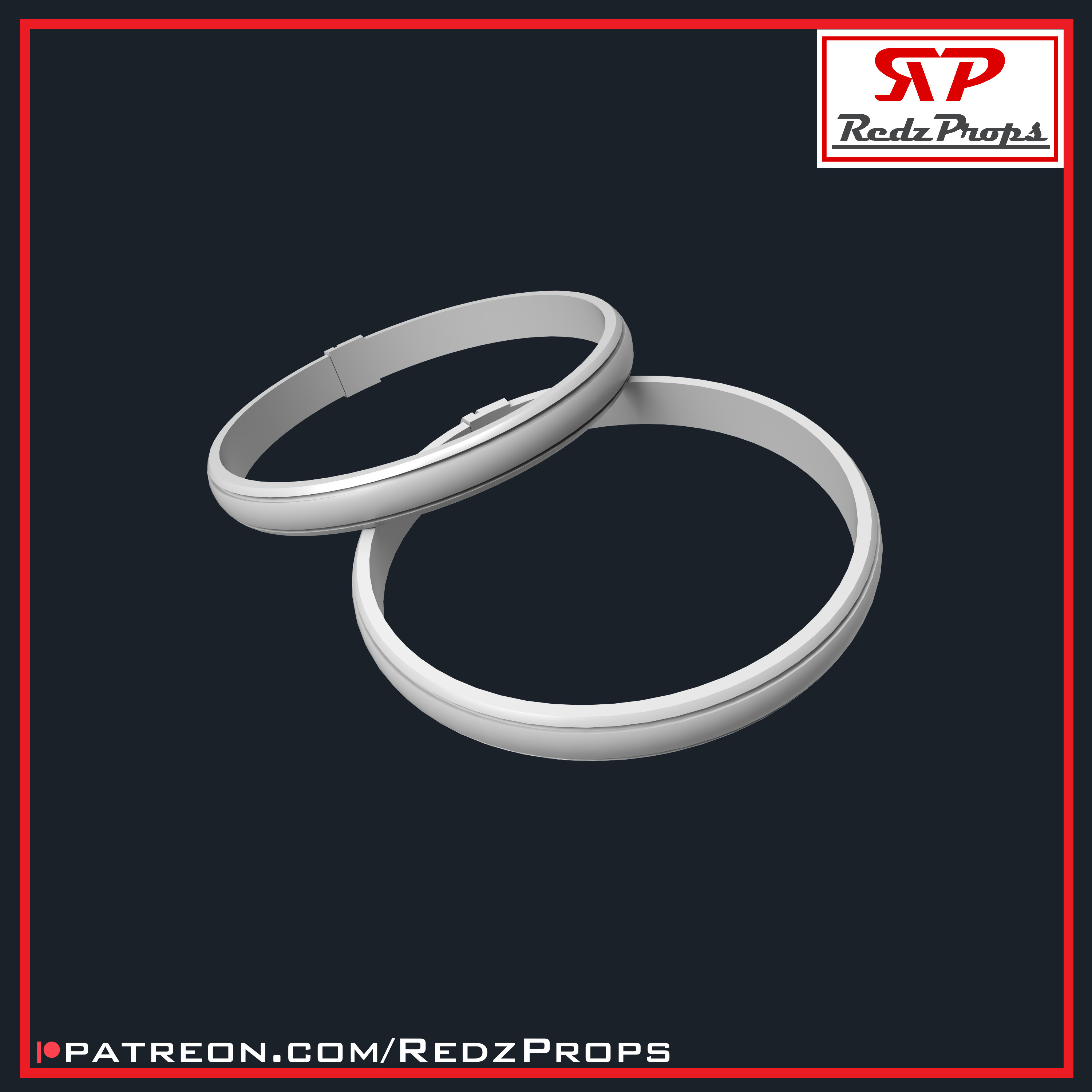 Deadpool 3 Bicep Band Cosplay Prop 3D print model_5