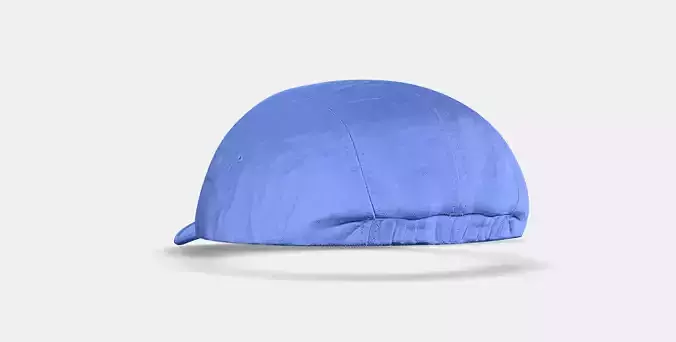 SUPREME LINEN FITTED CAMP CAP LIGHT BLUE