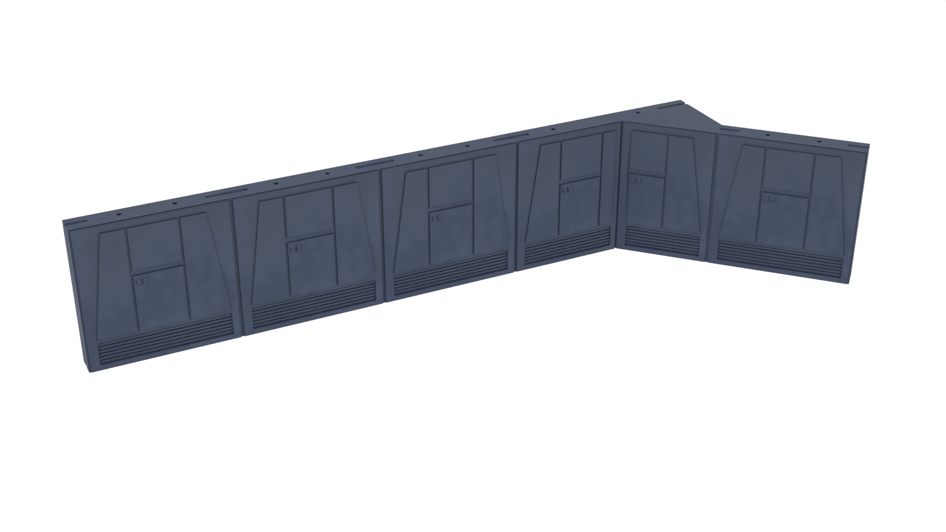 Set 1 - Death Star Docking bay 2037 1-18 scale Kenner Hasbro 3D Model Collection_35